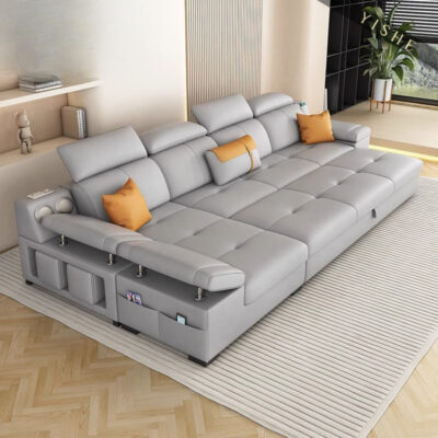 2025 extendable chaise multifunctional sofa bed for small living rooms