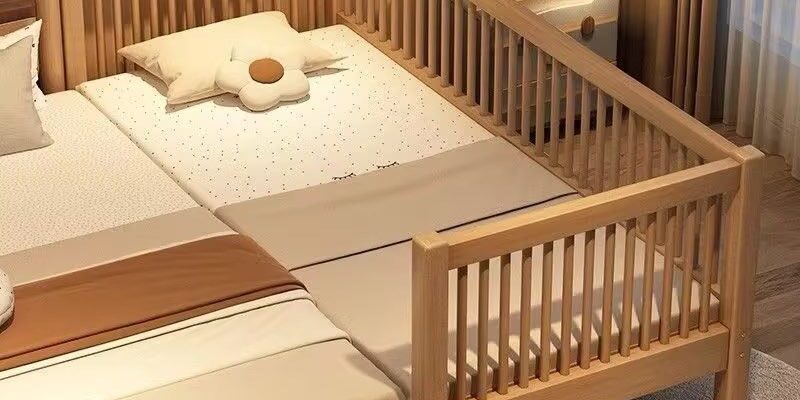 DIY Baby Cradle Knitting Kit with Chunky Yarn and Fabric Strips