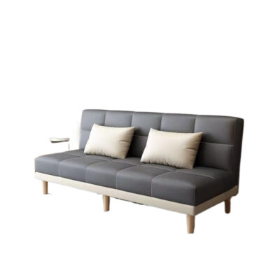 Economical foldable lazy sofa bed for rental apartments, multifunctional design