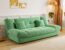 Modern creamy cloud style foldable sofa bed for small spaces