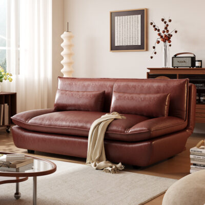 Vintage sailboat style multifunctional foldable sofa bed for small living rooms