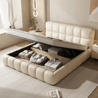 solid wood king size bed frame