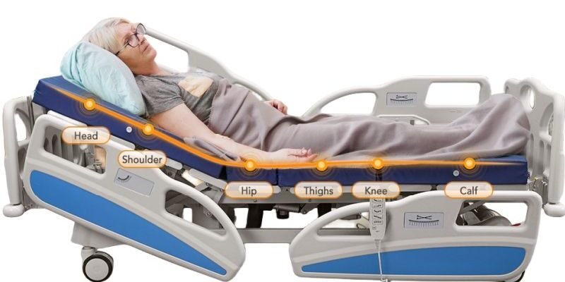 electric hospital bed for patients