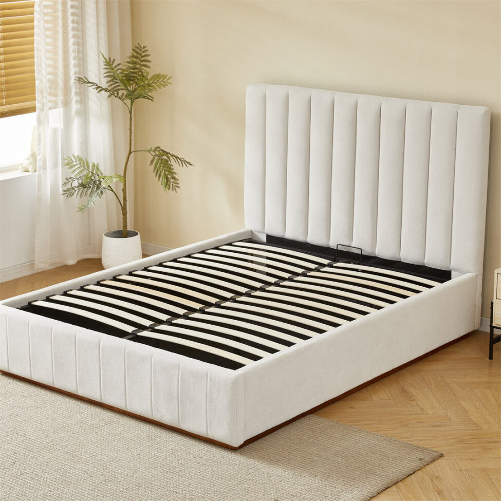bed frame with storage for hotel bedroom