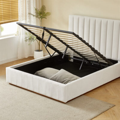 bed frame with storage for hotel bedroom