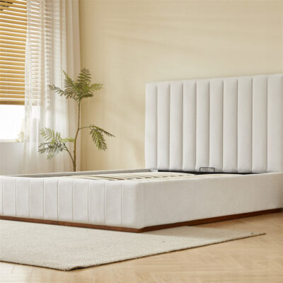 bed frame with storage for hotel bedroom