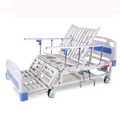 hand-operated hospital bed for elderly