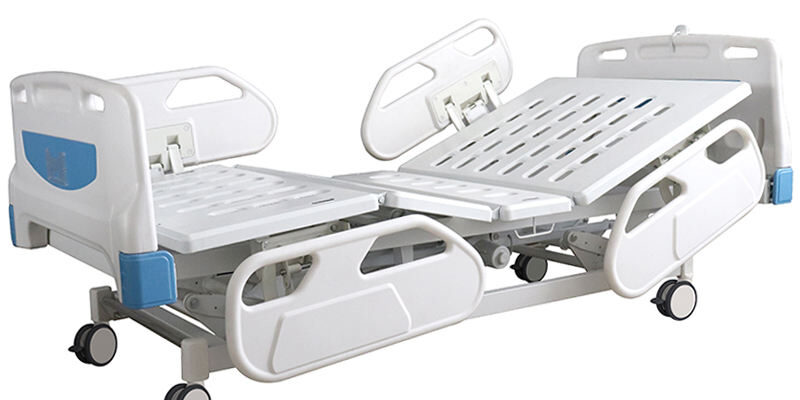 medical hospital nursing bed with height adjustment