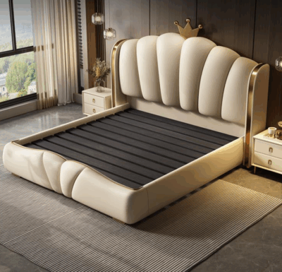 wood bed for master bedroom