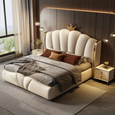 wood bed for master bedroom