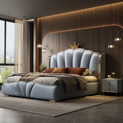wood bed for master bedroom