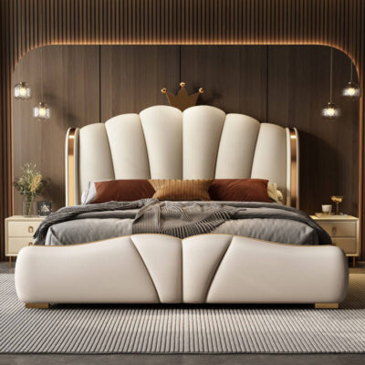 wood bed for master bedroom
