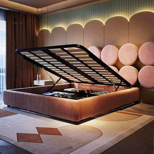 Modern Luxury Hotel Queen Bed Frame