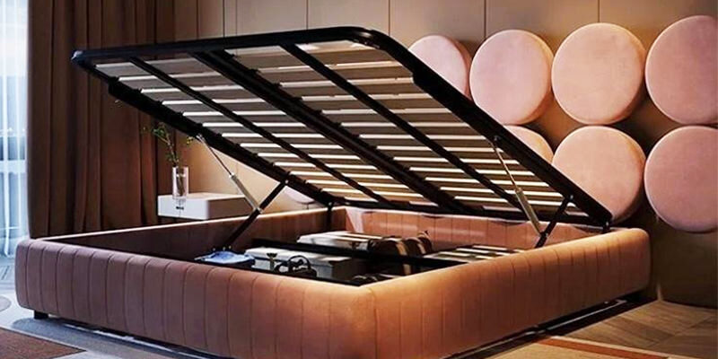 Modern Luxury Hotel Queen Bed Frame