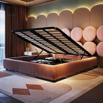Modern Luxury Hotel Queen Bed Frame