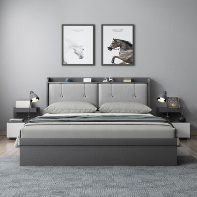 wooden beds with storage