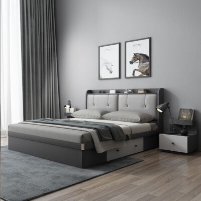 wooden beds with storage