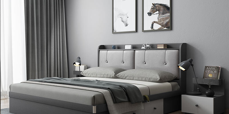 wooden beds with storage