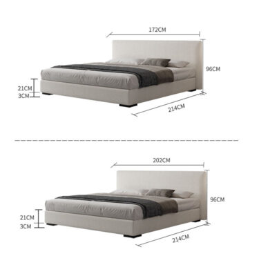 storage bed frame with gas lift
