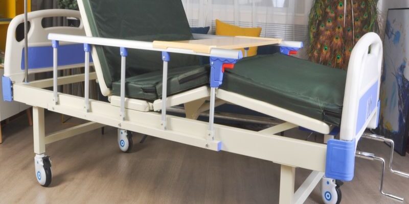 Adjustable 2 Crank Manual Hospital Bed