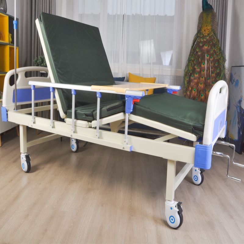 Adjustable 2 Crank Manual Hospital Bed