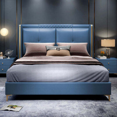 Oak Wood Luxury Hotel Bedroom Furniture Set