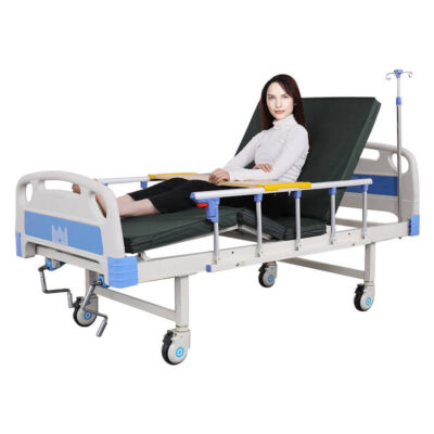 Manual Double Crank Medical Bed