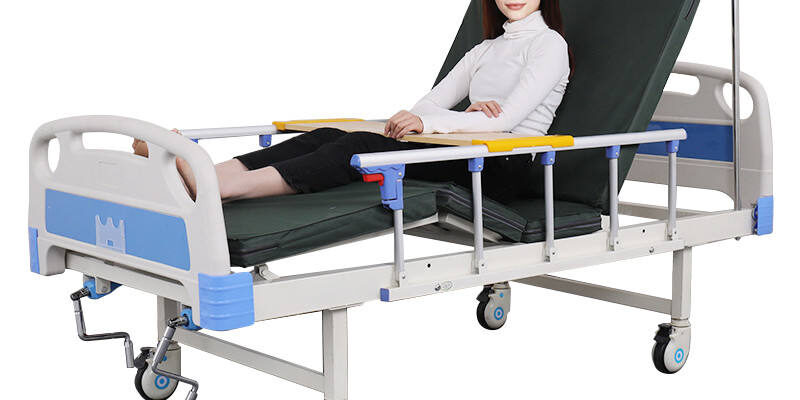 Manual Double Crank Medical Bed