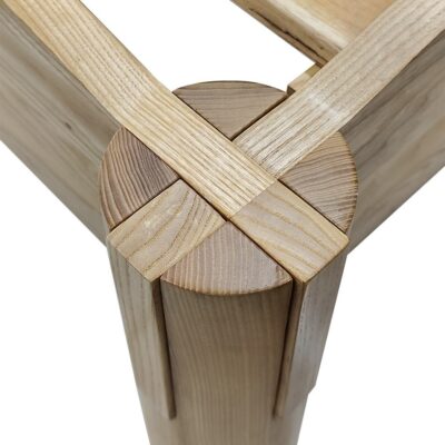 Minimal Rubber Wood Bed Frame