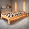 Minimalist Solid Wood Platform Bed Frame