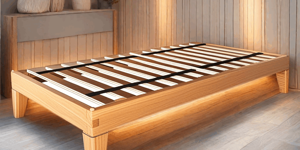 Minimalist Solid Wood Platform Bed Frame