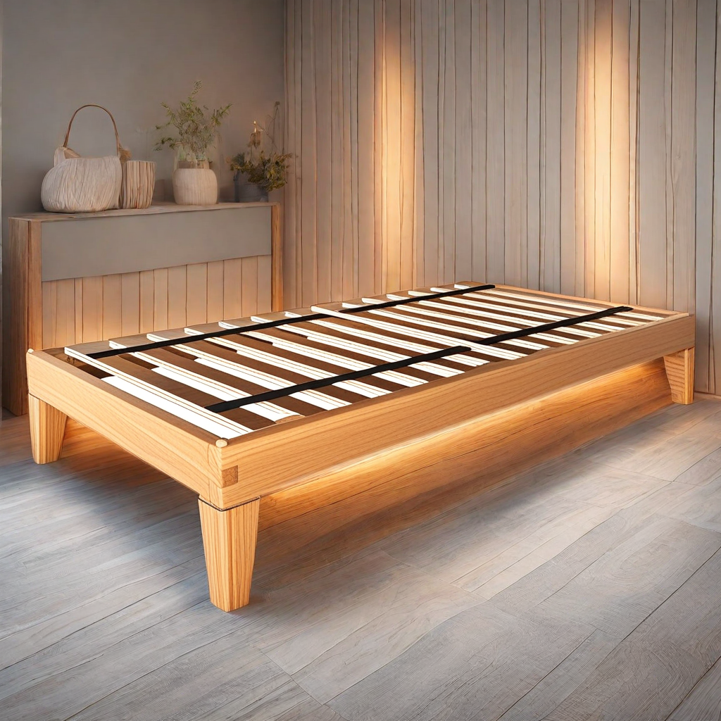 Minimalist Solid Wood Platform Bed Frame