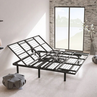 adjustable bed frame with zero gravity design