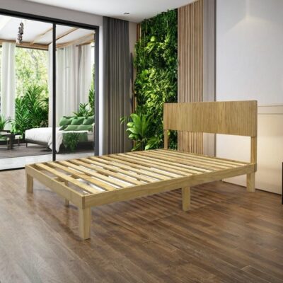 Modern Solid Wood Bed Frame