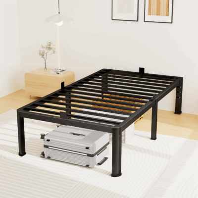 Quick assembly metal platform bed frame